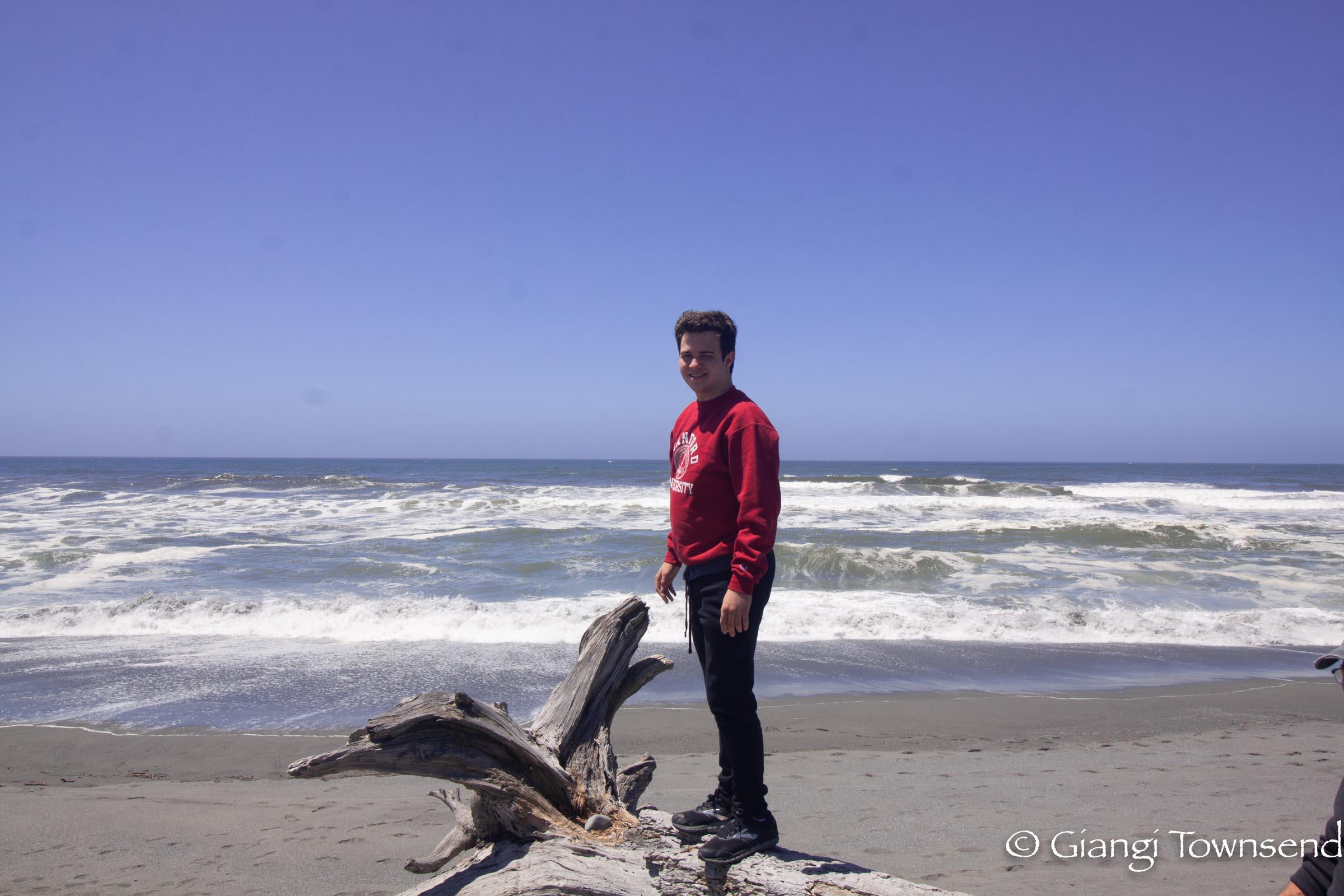 My love at the beach