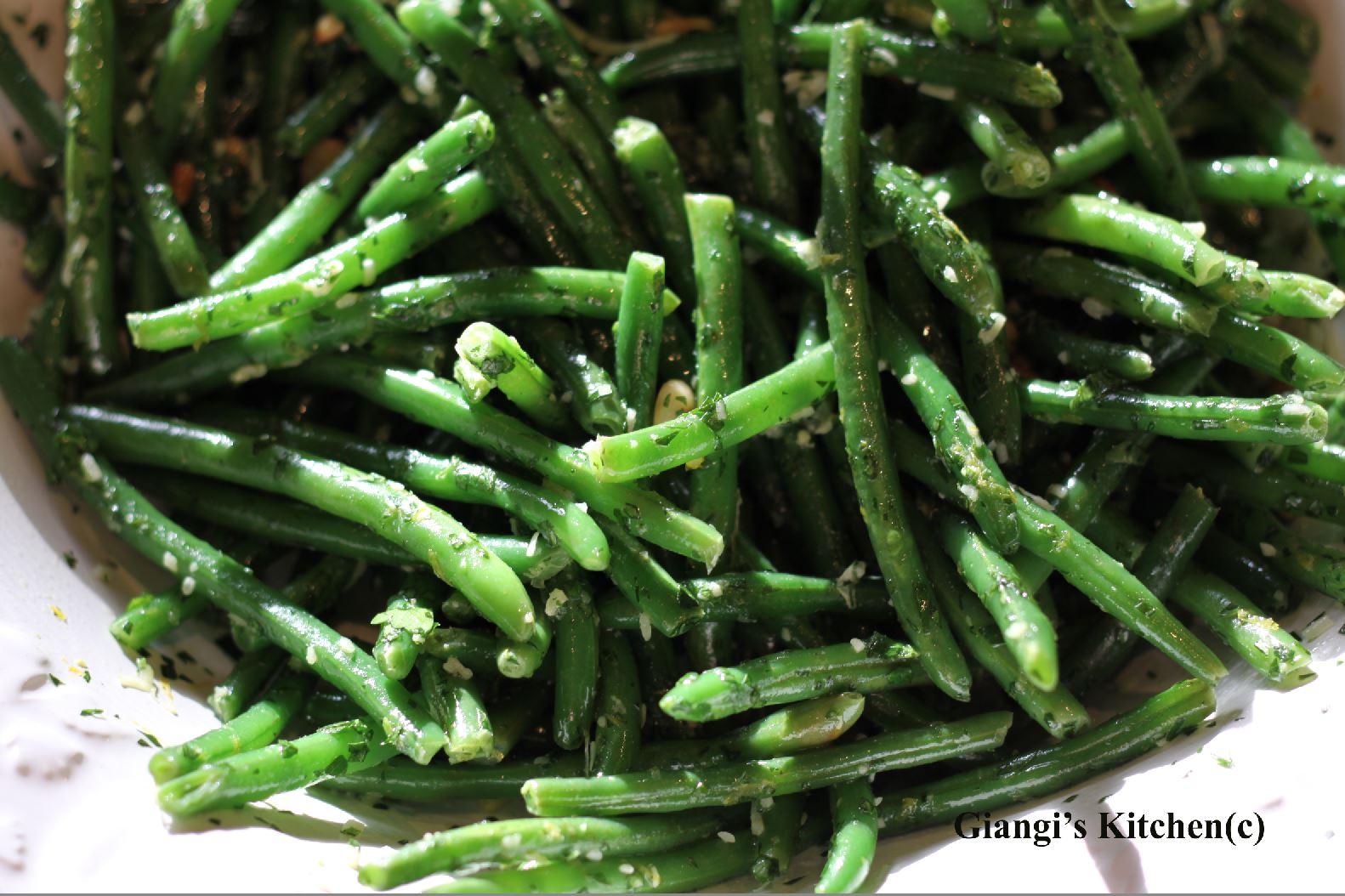 Green Beans Gremolata